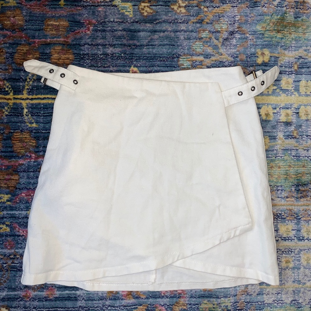 White Mini Skirt Princess Polly